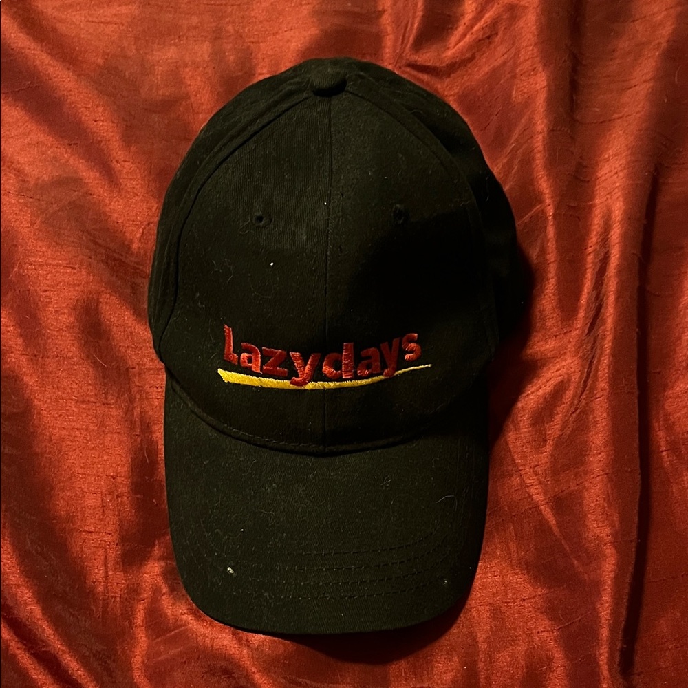 Black Baseball Cap with Embroidered Logo “Lazy days”